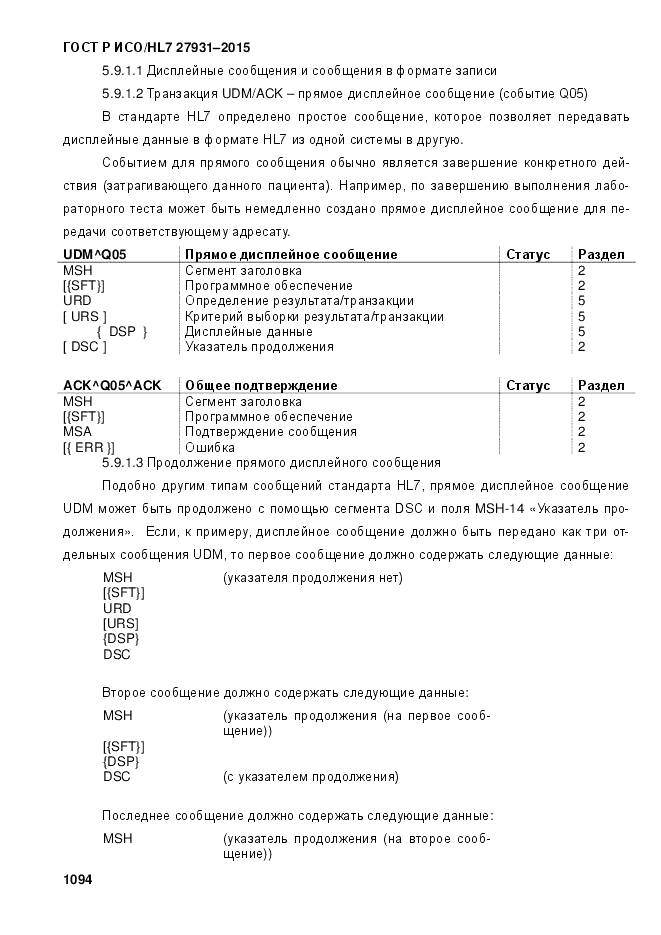 ГОСТ Р ИСО/HL 7 27931-2015, страница 1101